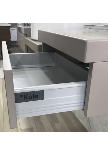 Kale Eternal 50Cm Banyo Dolabı (Bas-Aç Çekmece) (Kompakt Laminat) Çok Renkli