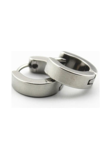 13 Erkek Kadın Moda Punk Gotik Paslanmaz Çelik Halka Saplama Küpe Takı Çok Renkli