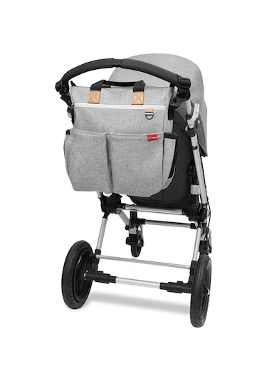 Skip Hop Duo Bebek Bakım Çantası IB10161 Gri Melanj