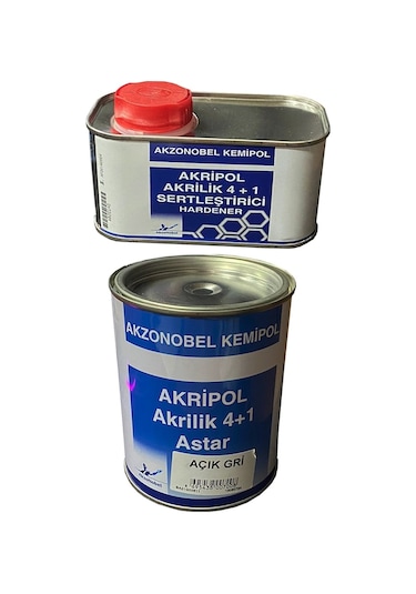 Akzo 4+1Akrilik Astar 1Litre+ Sertleştirici 250 Ml