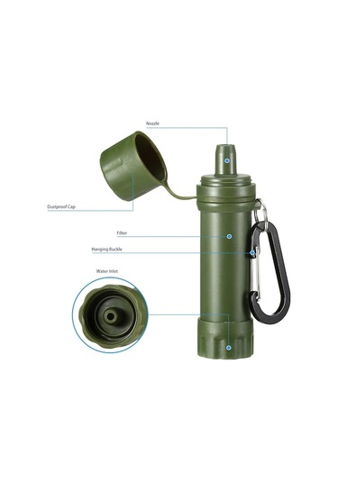 Xianwen K8612m Dış Mekan Hayatta Kalma Su Arıtma Cihazı Bpa