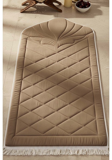 Vizon Kapitone Dolgulu Lüks Seccade 65x115 Cm