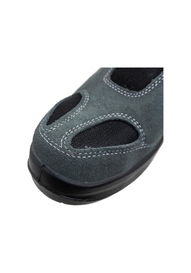 Napron 509666 As-9000 S1 Çelik Burunlu Süet İş Ayakkabısı - 43 Gri - Siyah