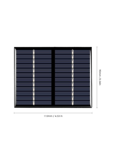 Moveevo 12v 1.5w Taşınabilir Solar Şarj Cihazı - A Sınıfı Çok Kristal Silikon Paneli - Dıy Dış Mekan Kullanıma Uygun