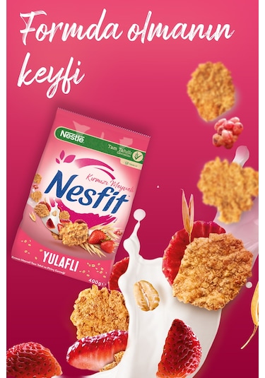Nestle Nesfit Kırmızı Meyveli Kahvaltılık Gevrek 400 G