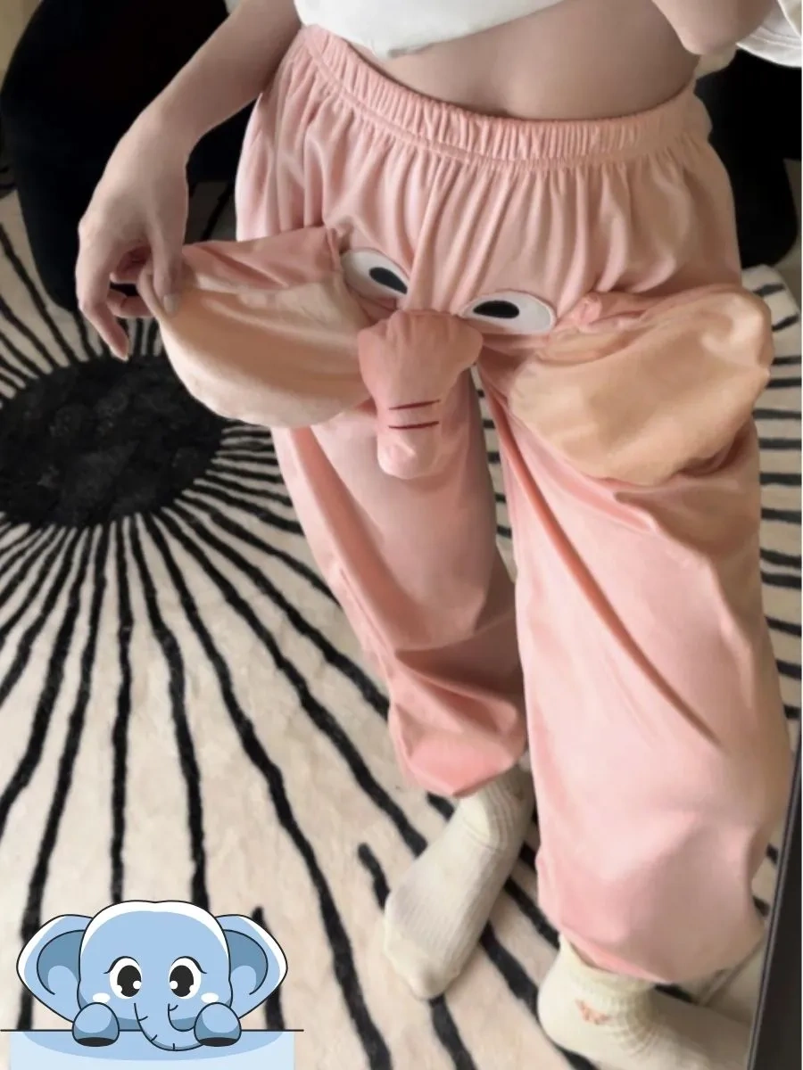 Leeshoporiginal Hobo Tasarımlı Fil Pantolonu 311004394 Pembe