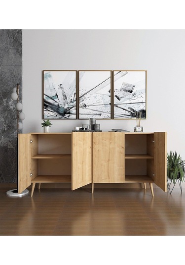 Floradesign Saphire Konsol / Konsol / Çok Amaçlı Dolap 160 Cm Meşe