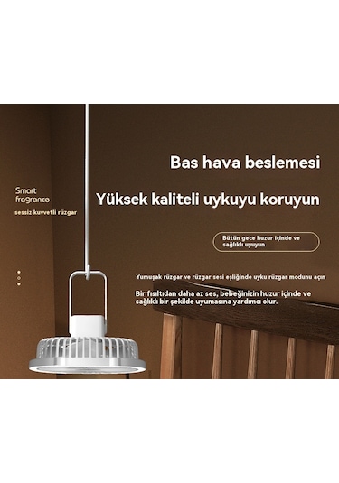 Usb Masaüstü Fanı Şarj Edilebilir Döngü Yüksek Rüzgar Fanı 000-beyaz