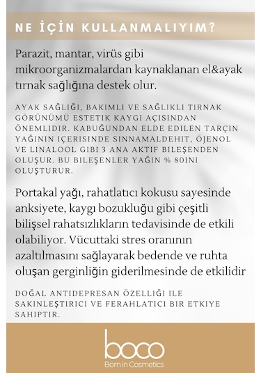 Boco Born In Cosmetics Portakal + Tarçın Saf Aromaterapi Uçucu Yağı 10 + 5 ML
