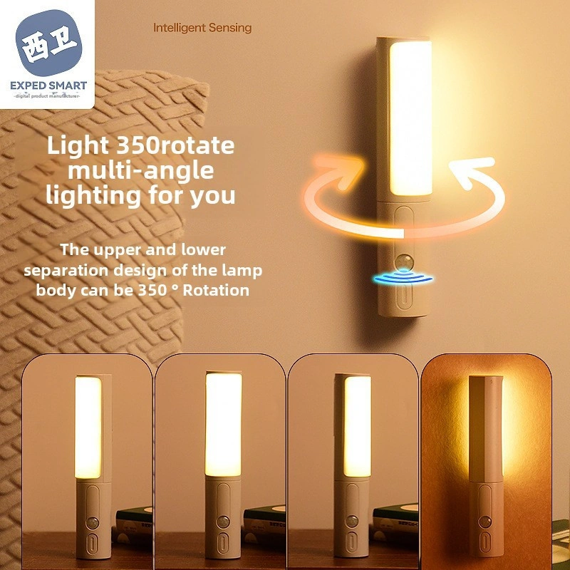 Folinda Kişi Algılama Akıllı Gece Lambası - Ev/giyinme Dolabı/koridor Için Elden Taşınabilir, Kamp Işığı, Folding Tasarım, 3600mah Uzun Süre Kullanim Diğer