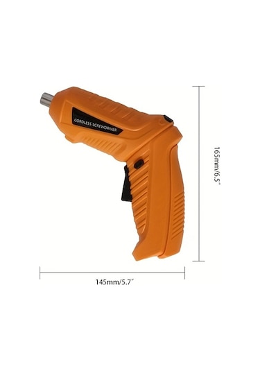 Tcherchi VT16437 Mini 3.6V USB Şarjlı Çok Fonksiyonlu Akülü Elektrikli Tornavida
