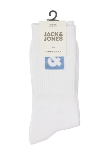 Jack & Jones Jacli Logo Tennis Sock Erkek Çorap-26487 - Açık Mavi