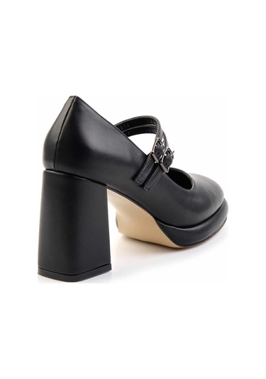 Siyah Kadın Klasik Topuklu Ayakkabı K01231414509 Siyah