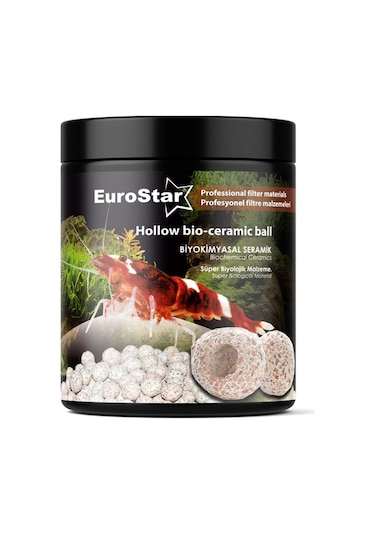 Eurostar Hollow Bio Balls Biolojik  Filtre Malzemesi 1lt 815gr