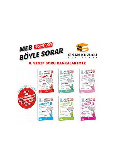 8. Sınıf - Lgs Meb Böyle Sorar Soru Bankası Seti 2026 Lgs