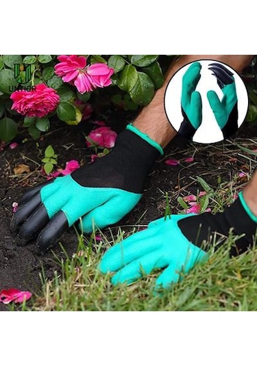 Toprak Kazma Ekme Çapalama İçin Korumalı Bahçe Eldiveni