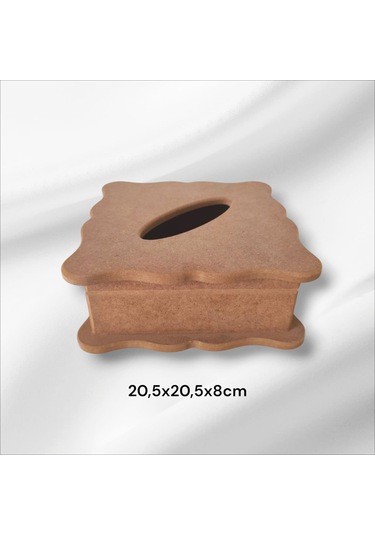 Ahşap Ham Mdf Boyanabilir Peçetelik