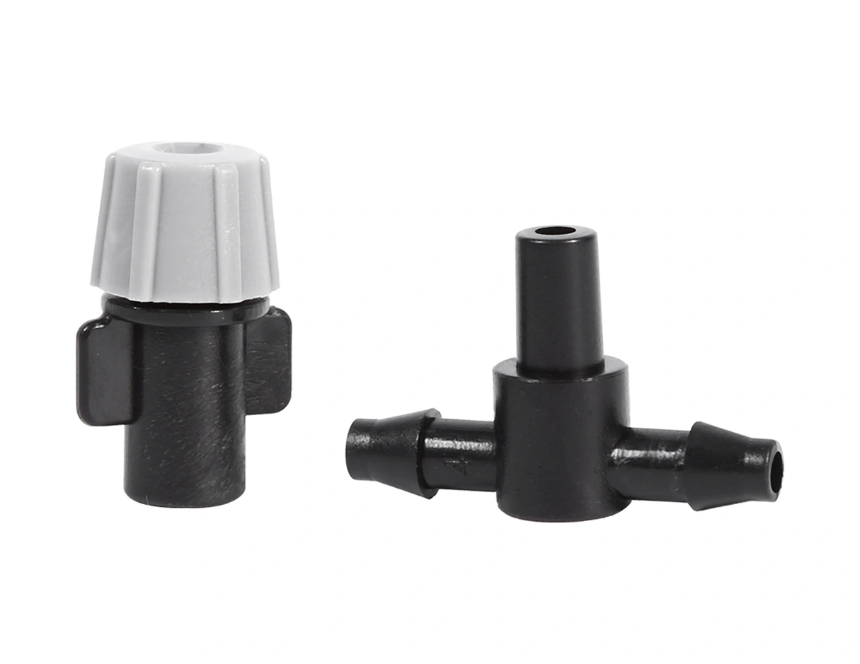 Hangfox 20 Adet Plastik Buhar Saçan Atomize Başlık Ve T-kolu Seti - Su Tasarruflu, Çiftçi Bahçe Seracılık Soğutma Sulama