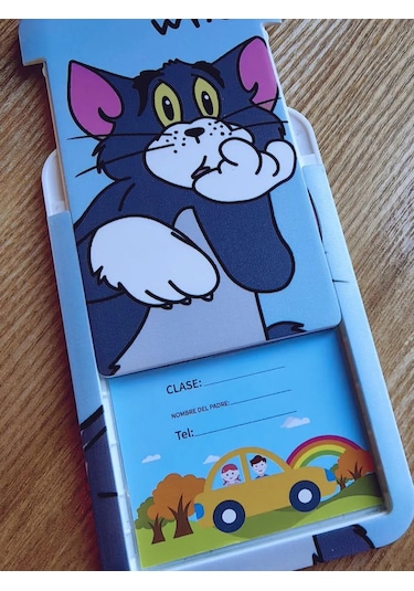 Red New Year Okul Çocuğu İçin İsim Etiketi 267824017