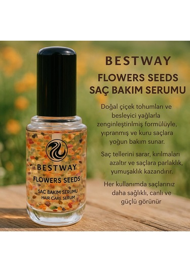 Bestway Kuaför Çiçek Tohum Özlü Saç Serum