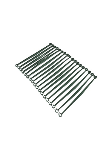 Tenfowee 36 Adet 30cm Plastik Bitki Tutucu Kolu, Tomat Ve Tırmanan Bitkiler İçin Genişletilebilir Kafes Bağlayıcı Aksesuarı