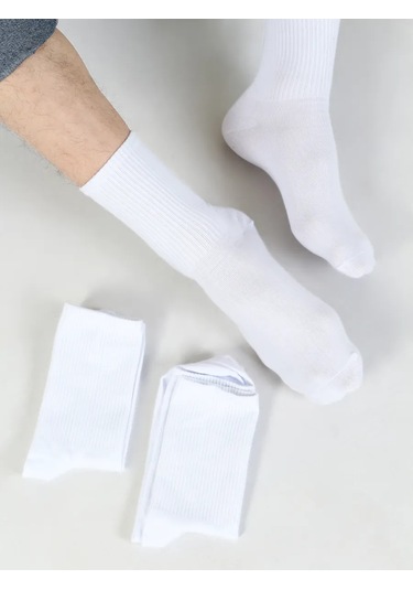 Zolotaa İgla Yüksek Çoraplar 3 Çift 190612444 Beyaz