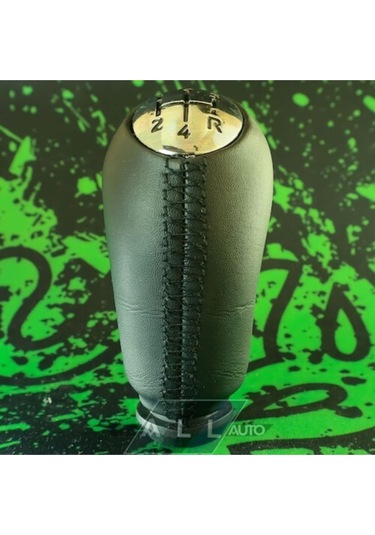 Duster Logan Sandero Siyah Deri Dikişli Kapak Vites Topuzu