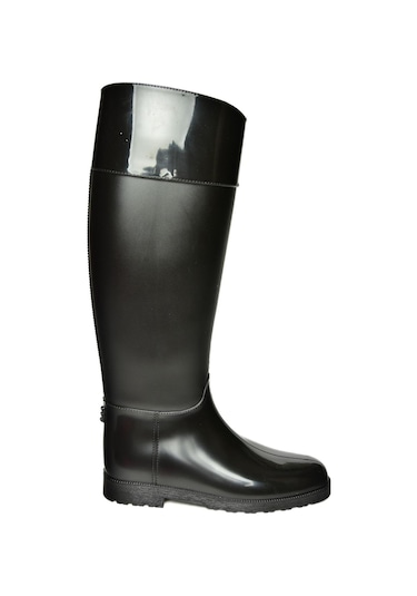 Fox Shoes T858712109 Siyah Yağmur Çizmesi Siyah-Suni Deri