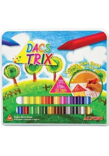 Alpino Mum Pastel Boya Dacstrix Çantalı Üçgen 24 Renk  Da000127