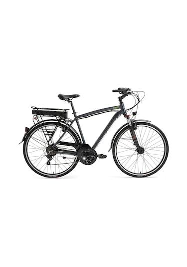 Bisan Comet Elektrikli Bisiklet 48 Cm V 26 Jant 21 Vites Parlak Gri Sarı Gri