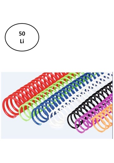 4:1 28 Mm Helezon Spiral 50 Li Şeffaf Tel Diğer