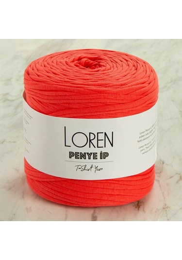 Büro Ev Ofis Hobi Dikiş Atölyesi İçin Nar Çiçeği Penye Kumaş El Örgü İpi