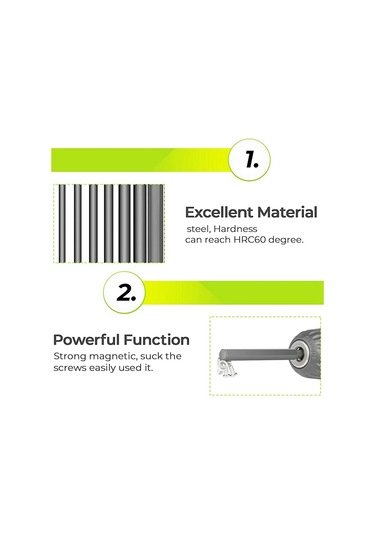 Sointeresting 10 Adet 50mm Altıgen Anahtar Matkap Ucu Metrik H1.5-h12 Elektrikli Altıgen Tornavida Anahtar Soket