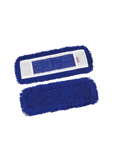Ceymop Zincir Dikiş Orlon Mop Yedeği Mavi 50 CM