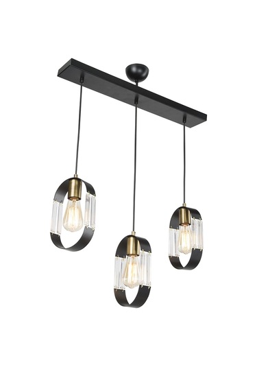 Nova 3lü Sıralı Sarkıt Avize Çok Renkli