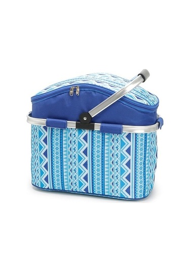 Pazly 26l Skycity Soğutucu Çanta - Izolasyonlu Kamp, Piknik, Plaj Çantası Mavi Mavi Mavi