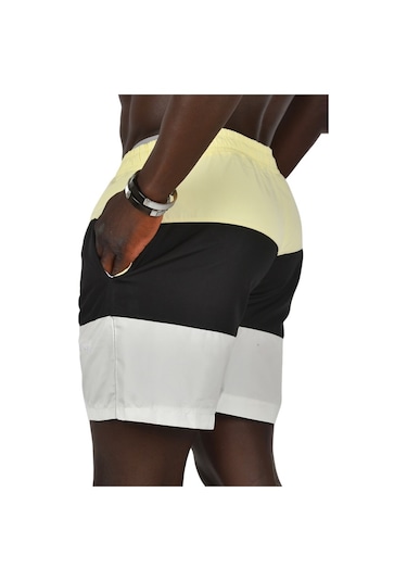 Deepsea Erkek Sarı Hızlı Kuruyan Deniz Şortu 2403002 Sarı