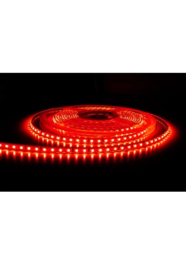 Orbus Kırmızı Hortum Şerit Led 8w - 5 Metre