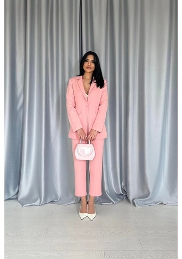 Pudra Ceket Takım Pudra