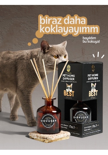Doku Pet Cosmetic Pet Home Diffuser Evcil Hayvanlı Ortamlar İçin Oda Kokusu 200 ML