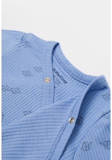 Organik Modal Fil Baskılı 2 Li Kruvaze Uzun Kollu Badi Csym11318 001