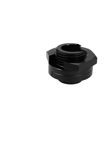 Skycity Motor Bağlantı Kablosu Fırewall Grommet Delik, Aluminyum Alaşım, Siyah, 7.5x7.5x4.5cm, 61g, Anahtar İle