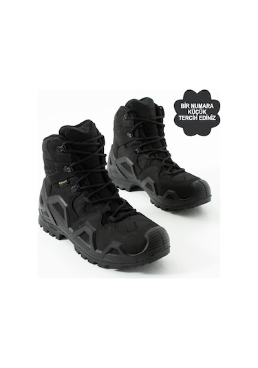 Single Sword Su Geçirmez Kışlık Asker&polis&outdoor Kısa Taktik Bot Ve Postal Ss611 Siyah
