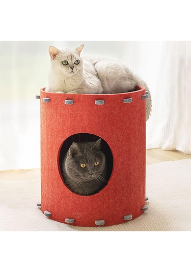 Suntek Kedi Yatağı Mağara Yatak Aşınmaya Dayanıklı Hideout