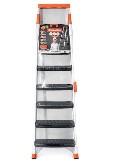 Hausweber Ca-006 6+1 Basamaklı Katlanabilir Bir Merdiven 205 Cm