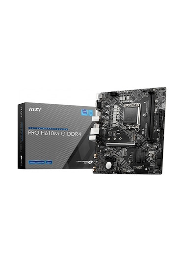 MSI PRO H610M-G Intel H610 3200 MHz DDR4 Soket 1700 mATX Anakart
