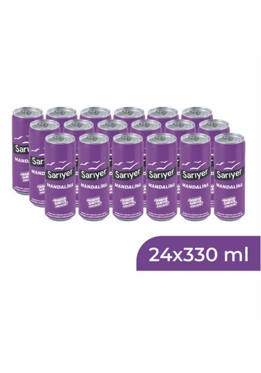 Sarıyer Mandalina Aromalı Gazoz 330 Ml X 24 Adet