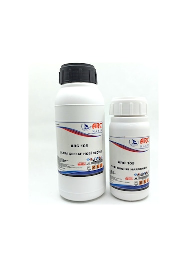 Arc105 Ultra Şeffaf Hobi Epoksi Seti 075 Kg Set