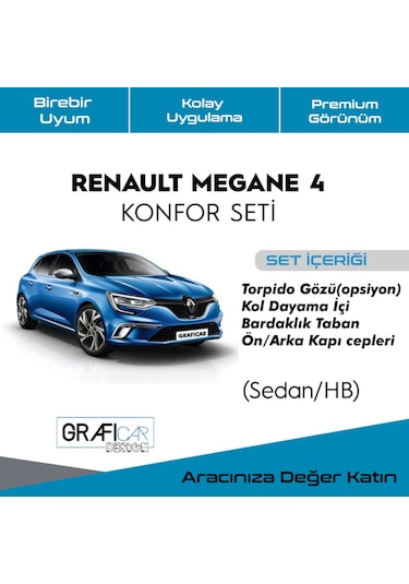 Renault Megane 4 Konfor Seti - Araç Ses Giderici Kumaş Kaplama