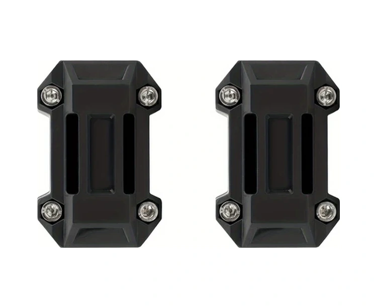 Dream011 Mavi Dayanıklı Plastik Reflektif Motosiklet Tampon Koruyucu - Ayarlanabilir Kayışlı Çizilmeye Dayanıklı